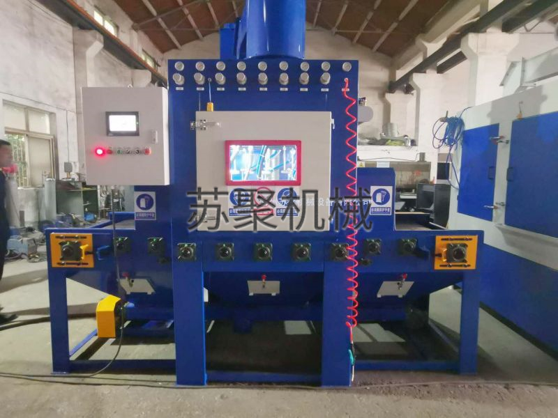 模具自動(dòng)輸送式噴砂機(jī)
